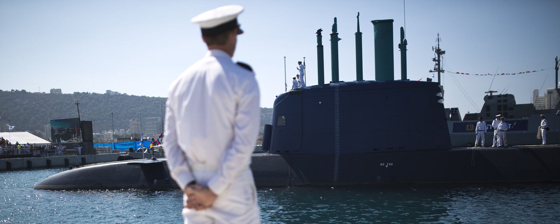 Un militar israelí en la base naval en Haifa - Sputnik Mundo, 1920, 20.01.2022