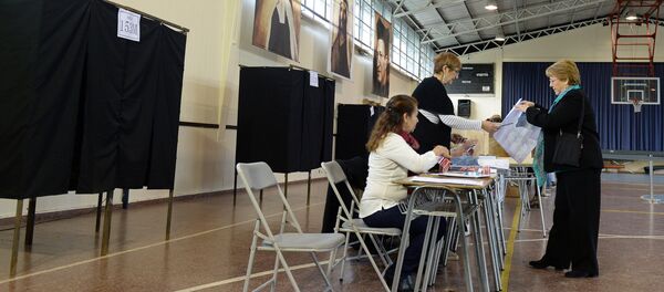 Michelle Bachelet, presidenta de Chile, en las elecciones (archivo) - Sputnik Mundo