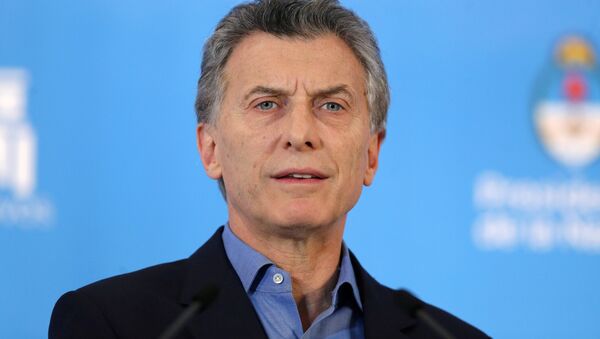 Mauricio Macri, el presidente de Argentina (archivo) - Sputnik Mundo