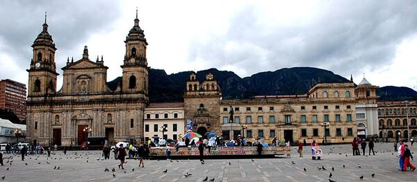 Plaza de Bolívar en Bogotá - Sputnik Mundo