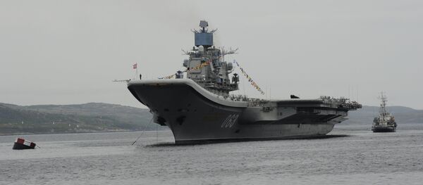 El portaviones ruso Almirante Kuznetsov - Sputnik Mundo