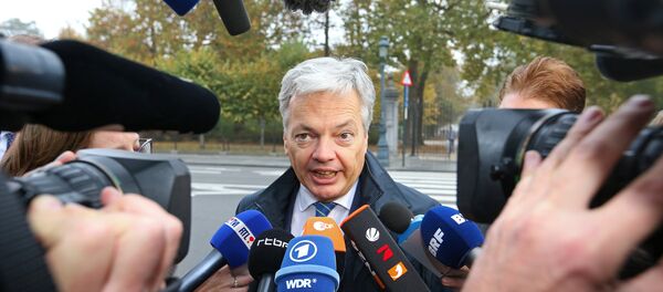 Didier Reynders, ministro de Exteriores de Bélgica - Sputnik Mundo