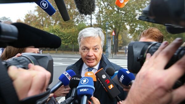 Didier Reynders, ministro de Exteriores de Bélgica - Sputnik Mundo