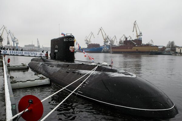 Ceremonia de entrega del submarino diésel-eléctrico 'Veliki Nóvgorod' - Sputnik Mundo