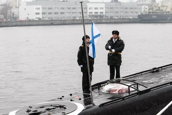 Ceremonia de entrega del submarino diésel-eléctrico 'Veliki Nóvgorod' - Sputnik Mundo