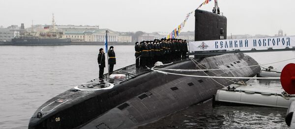 Ceremonia de entrega del submarino diésel-eléctrico 'Veliki Nóvgorod' - Sputnik Mundo