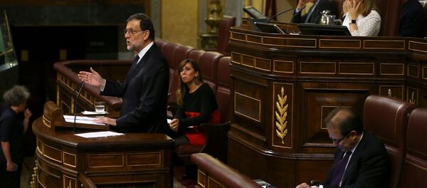 Mariano Rajoy durante el debate de la investidura - Sputnik Mundo