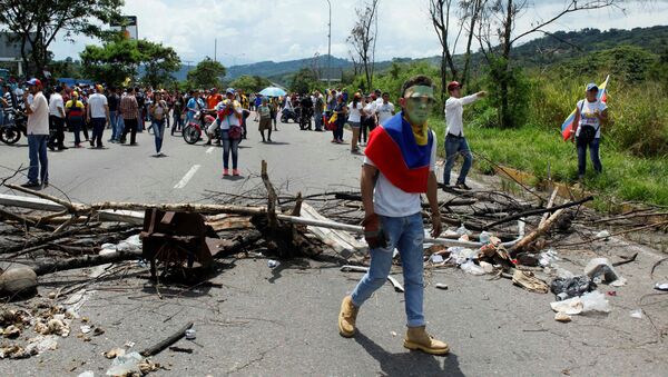 Protestas en Venezuela - Sputnik Mundo