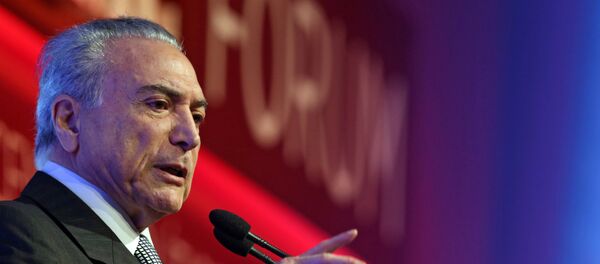 Michel Temer, presidente de Brasil - Sputnik Mundo
