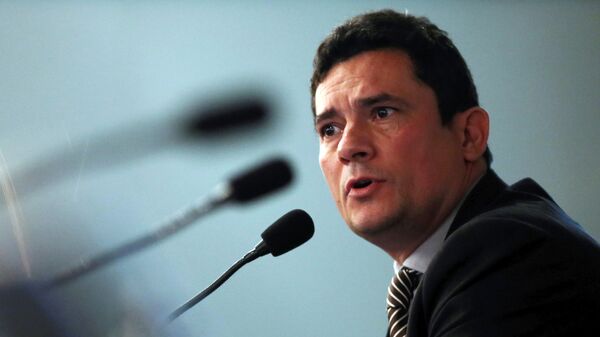 Brazilian federal judge Sergio Moro attends a Criminal National Forum of Federal Judges in Sao Paulo - Sputnik Mundo