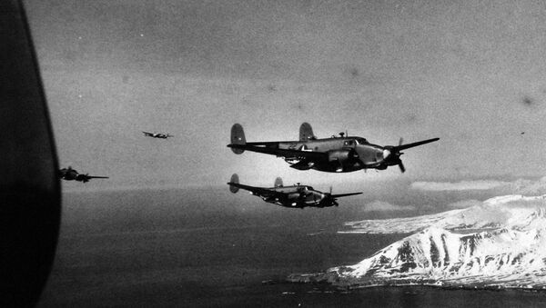 Los cazas estadounidenses Lockheed Ventura en los ataques a las islas Kuriles, el 19 de abril de 1945 Los cazas estadounidenses Lockheed Ventura en los ataques a las islas Kuriles, el 19 de abril de 1945 - Sputnik Mundo