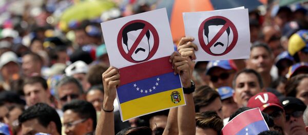 La oposición en Venezuela (Archivo) - Sputnik Mundo