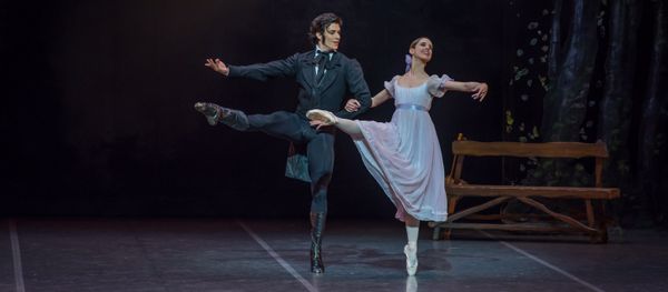María Noel Riccetto, primera bailarina del Ballet Nacional del Sodre y Ciro Mansilla, primer bailarín del Sodre María Noel Riccetto, primera bailarina del Ballet Nacional del Sodre y Ciro Mansilla, primer bailarín del Sodre - Sputnik Mundo