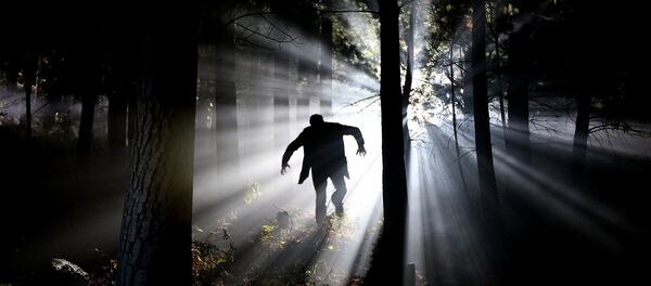 Un hombre en el bosque - Sputnik Mundo