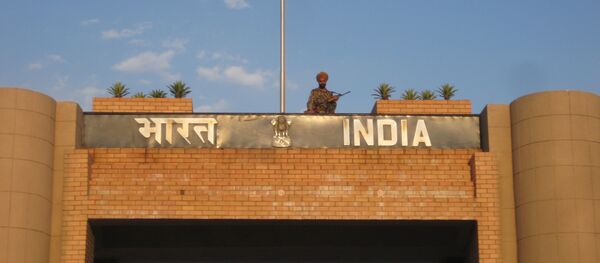 La frontera entre Pakistán y la India La frontera entre Pakistán y la India - Sputnik Mundo