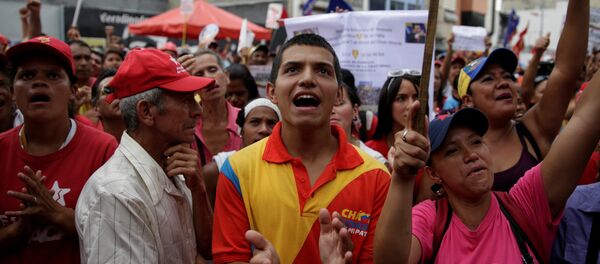 Los partidarios de Maduro (archivo) - Sputnik Mundo