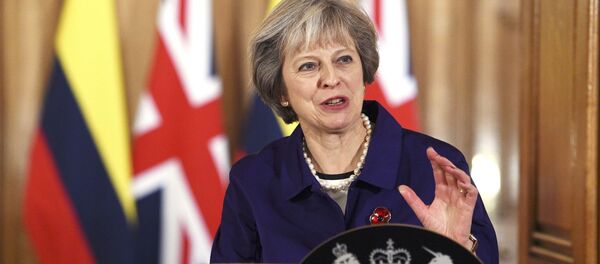 Theresa May, primera ministra de Reino Unido - Sputnik Mundo