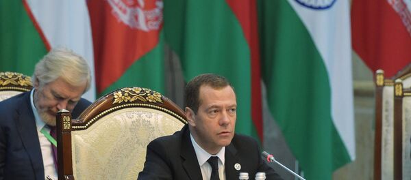 Dmitri Medvédev, el primer ministro de Rusia, en la reunión de OCS - Sputnik Mundo