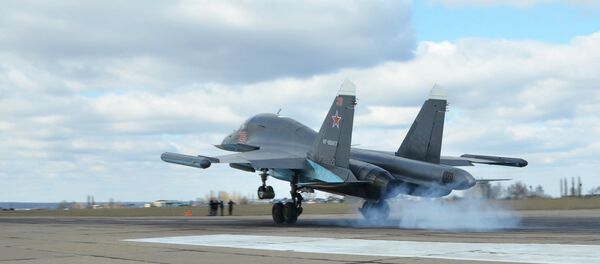 Caza ruso Su-34 - Sputnik Mundo