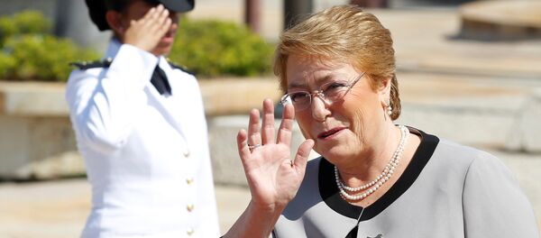 Michelle Bachelet, presidenta de Chile Michelle Bachelet, presidenta de Chile - Sputnik Mundo