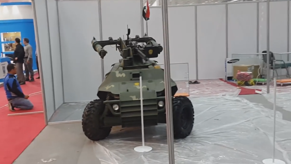 La demostración de Al Robot (captura de pantalla) - Sputnik Mundo