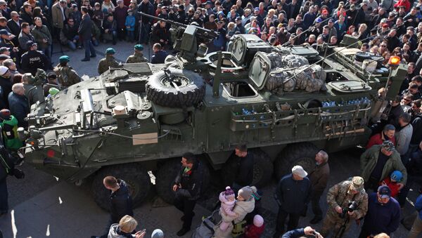 Los militares estadounidenses en la ciudad polaca de Bialystok - Sputnik Mundo