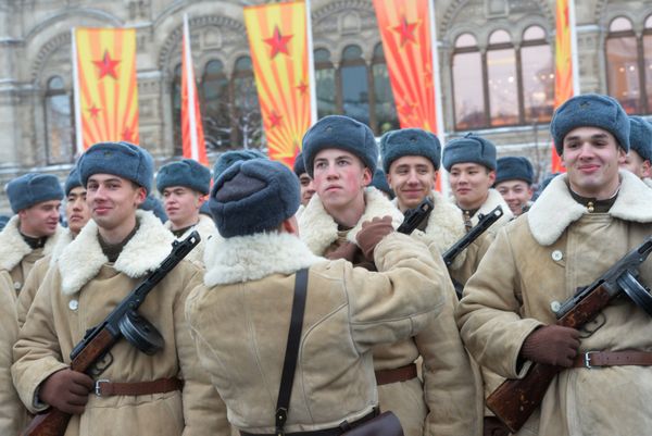 La Plaza Roja, escenario de una marcha militar dedicada al 75 aniversario del desfile de 1941 - Sputnik Mundo