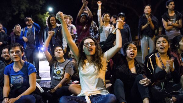 Protestas en EEUU - Sputnik Mundo