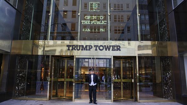 La entrada principal de Trump Tower - Sputnik Mundo
