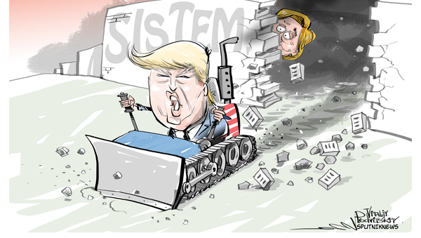 Trump y sus muros - Sputnik Mundo