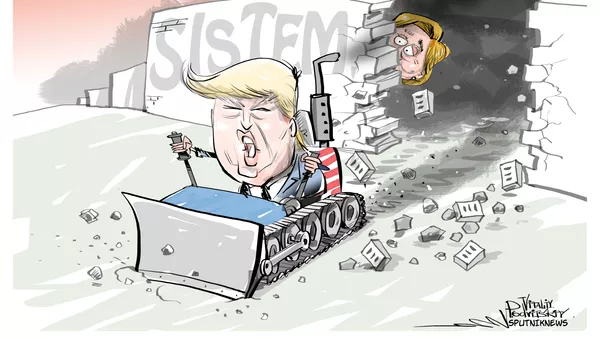 Trump y sus muros - Sputnik Mundo