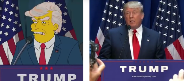 La 'profecía' de Los Simpsons y la victoria de Trump - Sputnik Mundo