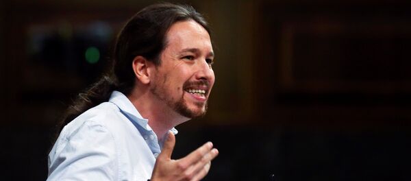 Pablo Iglesias, líder del partido Podemos - Sputnik Mundo