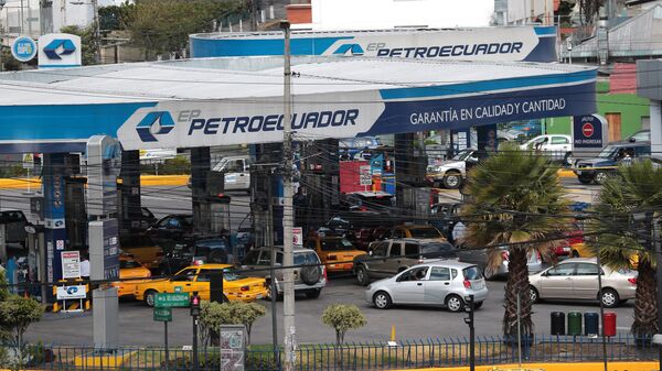 Una gasolinera de Petroecuador - Sputnik Mundo