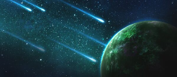 Meteoritos (ilustración) - Sputnik Mundo