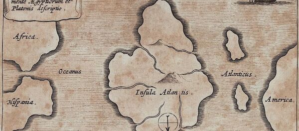 Mapa de la mítica Atlántida - Sputnik Mundo