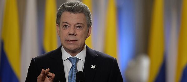 Juan Manuel Santos, presidente de Colombia Juan Manuel Santos, presidente de Colombia - Sputnik Mundo