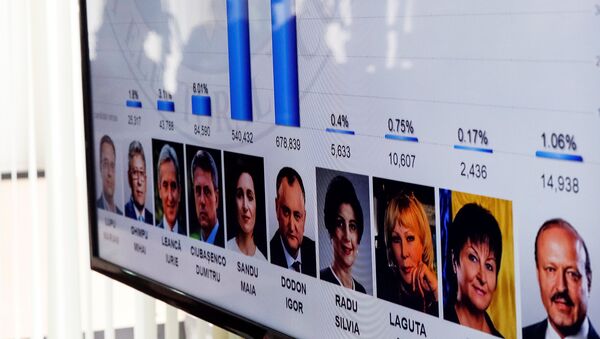 La primera ronda de las presidenciales en Moldavia - Sputnik Mundo