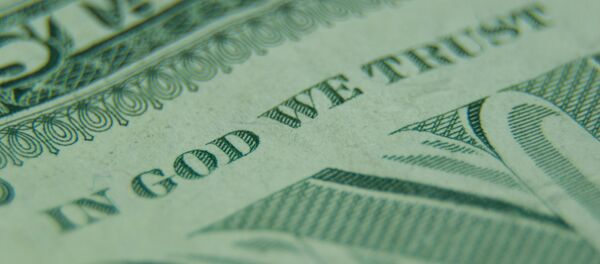 Un billete de dólar estadounidense Un billete de dólar estadounidense - Sputnik Mundo