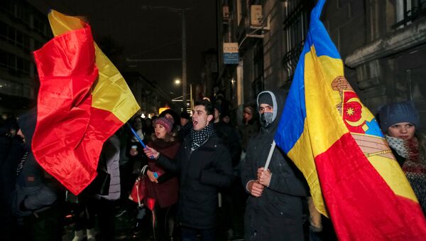 Protestas en Moldavia tras las elecciones presidenciales - Sputnik Mundo