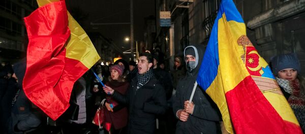 Protestas en Moldavia tras las elecciones presidenciales - Sputnik Mundo