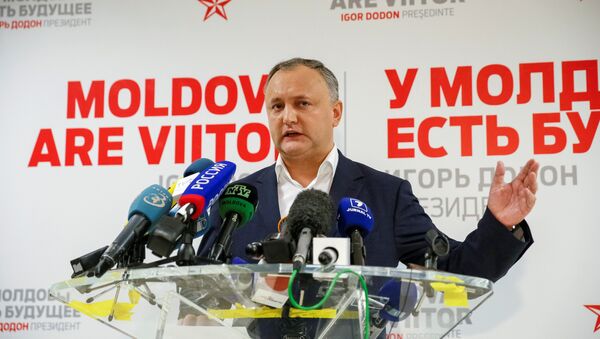 Igor Dodon, el líder del Partido de los Socialistas de Moldavia (PSRM) - Sputnik Mundo