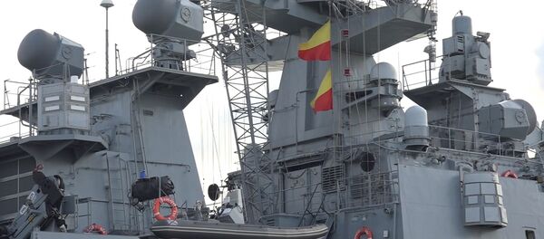 La fragata Almirante Grigorovich en el Mediterráneo (archivo) - Sputnik Mundo