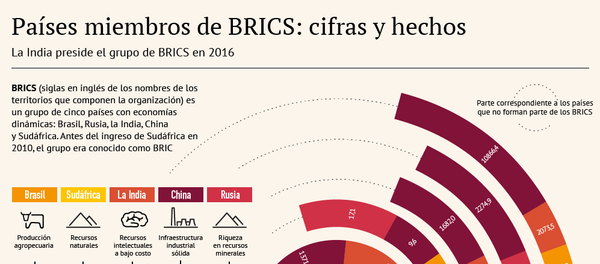 Países miembros de BRICS: cifras y hechos - Sputnik Mundo
