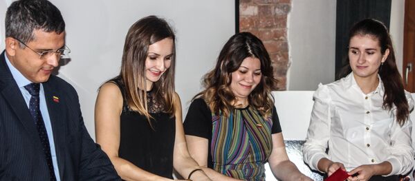 Los participantes de la inauguración del centro cultural de Latinoamérica en la ciudad rusa de Volgogrado - Sputnik Mundo