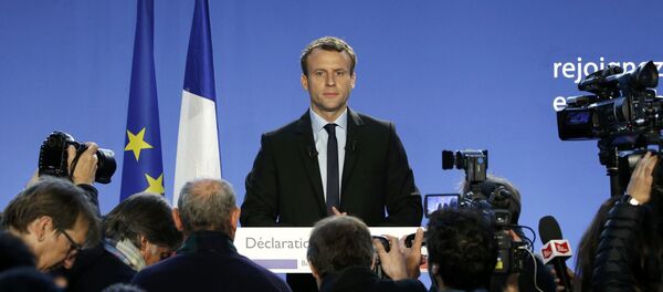 Emmanuel Macron, exministro de Economía de Francia - Sputnik Mundo
