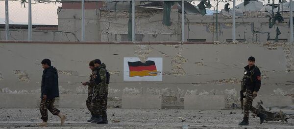 Bandera de Alemania en Afganistán Bandera de Alemania en Afganistán - Sputnik Mundo