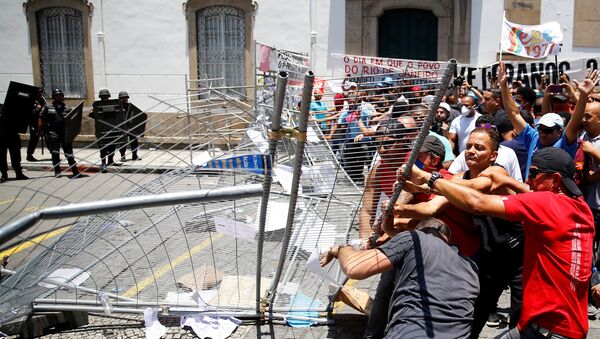 La situación en Río de Janeiro La situación en Río de Janeiro - Sputnik Mundo