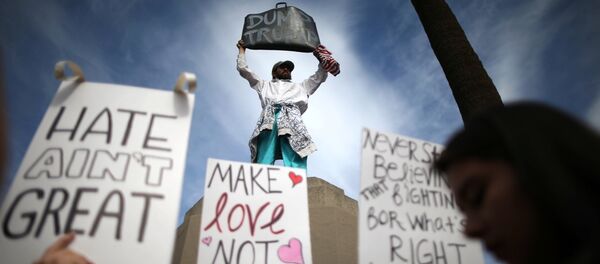 Protestas contra Trump en EEUU - Sputnik Mundo
