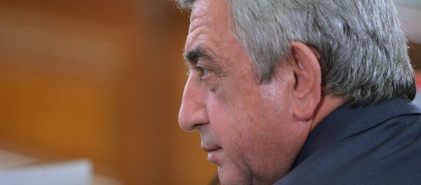 Serzh Sargsián, presidente armenio (archivo) - Sputnik Mundo